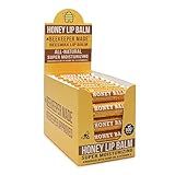 Beekeeper Made Beeswax Bulk Lip Balm, 40 Count Honey Flavor | For Men, Women, and Children. Great for Gifts, Showers, & More