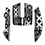 ATTACK SHARK Mouse Anti-Slip Grip Tape for Superlight Wireless Gaming Mice,Universal Fit, Sweat-Resistant, Elastic Side Grips, Effortless Application, Ultra-Thin Design (0.5mm/0.02in)- Black