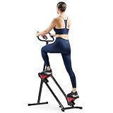 Sunny Health & Fitness Smart Foldable Cardio Stair Stepper, Vertical Climber Exercise Machine for Home Workout, Extended Step Range, 330 lbs. Max Weight, Connection w/Free SunnyFit App – SF-S024035