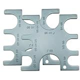Indanpow 3/8" Pex Crimp Gauge Plumbing Fittings 23080, 2-Pack