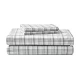 Eddie Bauer - Flannel Sheets Full Size, Anti-Pilling & Wrinkle Resistant Cotton, Touchably Soft for All-Season Comfort - Bed Sheets with Matching Pillowcases & Fitted Sheet (Beacon Hill Ivory)