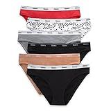 Hanes Originals Women's Underwear Bikini Panties, Stretch Cotton Underwear, Basic Assorted Colors, 6-Pack