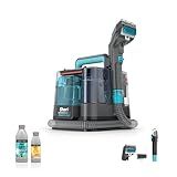 Shark StainStriker Portable Carpet & Upholstery Cleaner w/on board self cleaning - Spot, Stain, & Odor Eliminator, Includes 2 Cleaning Tools & 2 Cleaning Solutions, Charcoal, PX221BRN