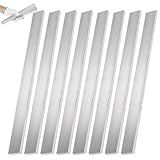 Tlence 8 Pieces Square Aluminum Flat Bar, 1/4" (6mm) x 1" (25 mm) Aluminum Flat Plate, 12" (305mm) Long 6061 General Purpose Plate, Heat Treatable T6 Solid New Mill Stock for Industry