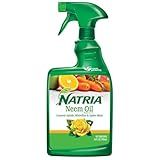 Natria Neem Oil Spray for Gardening - Ready-to-Use - Pest Control & Disease Control - Use for Houseplants and Home Gardens - 24 oz Bottle