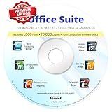 DVD for Office Suite 2025 Premium Compatible With Word Processor, Spreadsheet, Presentation, Accounting Compatible with Windows 11 10 8 7 PC Mac One Time Purchase Lifetime License