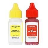 U.S. Pool Supply Swimming Pool & Spa Test Kit Refill Solutions, Test Water for pH, Chlorine and Bromine