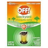 OFF! Backyard Mosquito Repellent Lamp Refills, Contains two Candle Diffuser Refills, (Pack of 2)