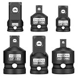 StrugDeas 6 Piece Impact Socket Adapter and Reducer Set