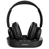Mutbam Wireless Headphones for TV, TV Headphones Wireless for Seniors with Charging Dock, Ideal Gifts for Seniors, 65H Playtime Plug-Play, Assistive Hearing, Low Latency, Perfect for Elderly Seniors