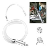 Car Brake Bleeder Hose Kit,Practical Brake Bleed Hose Kit with One Way Check Valve & Clamp for Bleeding Repair,Professional Car Accessories Cars & Motorcycle Brakes Bleeder Kits
