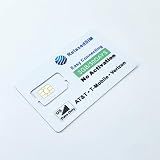 Data Only SIM Card 3GB/30Days Prepaid - No Activation 4G LTE Unlocked