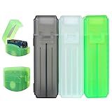 JDYYICZ 2.5 Inches SSD Hard Disk Drive Protection Storage Box Case For Solid State Disk, Pack of 3 Assorted Colors(Grey/White/Green)