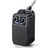 LEKATO Mini Electric Guitar Amp 5W, Portable Guitar Amp Bluetooth with Built-in 4 Effects, Clean Distortion Overdrive Reverb, Rechargeable Small Amplifier for Practice, Black (JA-05G)
