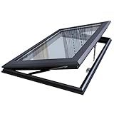 Valdoza Skylights & Roof Windows, Customizable Electric Skylight Windows for House Roof, Double Tempered Glass and Aluminum Alloy Frame, for Sun Room Stairway Garage