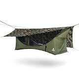 Haven Tent XL Lay-Flat Hammock Tent (Digital Camo) – Spacious Camping Hammock Tent for 1 Person – Includes XL Insulated Pad, Mosquito Net & Rainfly