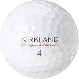 LostGolfBalls Kirkland Signature Golf Balls, Near Mint, AAAA Quality, 50 Pack, White