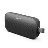 Bose SoundLink Flex Bluetooth Speaker (2nd Gen) - Portable Outdoor Speaker with Hi-Fi Audio, Waterproof and Dustproof, USB-C, Up to 12 Hours Battery Life, Black