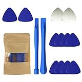 10 Universal Triangular + 2 Metal Triangular pry bar, 2 pry Bars for iPad, Laptop, iPhone, Nintendo Switch, Keyboard, MacBook, Xbox, PS4, Desktop LCD, Handheld Game Console, hp Removal kit