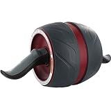 Perfect Fitness Ab Carver Pro Roller Wheel With Built In Spring Resistance, At Home Core Workout Equipment, Red