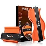 Contour Gauge (12+5 Inch) with Lock, Super Contour Duplicator Gauge Shape and Outline Tool for Woodworking Valentine's Day Gifts for Men Husband Him Tools for Men Construction Ruler Outline Angle Tool