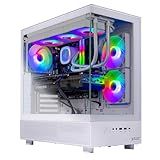Skytech Gaming Azure 3 Desktop PC, Ryzen 7 7800X3D 4.2 GHz (5GHz Turbo), NVIDIA RTX 5060 Ti 16GB, 1TB Gen4 NVMe SSD, 32GB DDR5 RAM 6000 RGB, 650W Gold PSU, 360mm ARGB AIO, Wi-Fi, Win 11