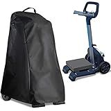 Robotic Pool Cleaner Caddy Cover - Classic Outdoor Waterproof Vacuum Cover - 420D Oxford Cloth Thick Sunray Dust Wind Weather Resistant With Grab Handle for Pool Cleaners