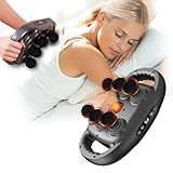 UFFAE 6 Head Massage Gun Deep Tissue with 9 Levels & 9 Modes, Electric Massager Tool for Legs, Arms, Waist, Back, Buttocks - Full Body Muscle Pain Relief, Ideal Gifts for Women, Men, Mom, and Dad