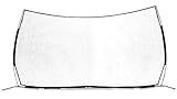 CRANKSHOOTER Lacrosse Backstop - Pop-Up Backstop for Training and Practice - Heavy Duty Training Equipment - 21' x 11' Collapsible Barrier Wall - Easy Setup & Take Down - Includes Travel Case
