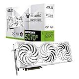 ASUS TUF Gaming GeForce RTX ™ 5070 Ti 16GB GDDR7 White OC Edition Gaming Graphics Card (PCIe® 5.0, HDMI®/DP 2.1, 3.125-slot, Military-Grade Components, Protective PCB Coating, axial-tech Fans)