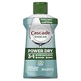 Cascade Platinum Dishwasher Rinse Aid, 8.45 fl oz (Packaging May Vary)