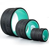 GymCope Back Stretcher Roller Wheel 3 Pack, Spine-Safe Groove
