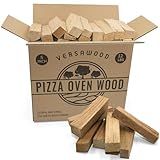 Kiln-Dried Oak Wood for Pizza Ovens, 5-Inch Barkless Logs, Ideal for Ooni, Gozney, Solo Stove, and Other Wood-Fired Pizza Ovens, Grills, and Smokers - Approx. 12 lbs