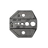 Klein Tools VDV201-040 Crimp Die Set for Use with VDV200-010 Ratcheting Crimper Frame for RG58/RG59, RG62, RG174, and Fiber Optic Cable