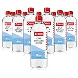 Resway American Red Cross Distilled Water | Travel Bottles for Resmed, Respironics Machines, Personal Humidifier | Medical Supplies for Vacation | Travel-Friendly, Clean | 16.9oz H2O (12 Pack)