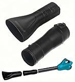 191L13-5 191B21-6 Blower Nozzle Adapter & 197889-6 Flat End Nozzle Attachment Kit for Makita Blower XBU02Z- Makita X2 36V Hand Held Blower & XBU03-18V Brushless Cordless Blower