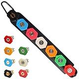 Hourleey Pressure Washer Tips, Pressure Washer Nozzle Tip with Holder, 7 Nozzle Tips, 1/4 Inch Quick Connect, 4000 PSI