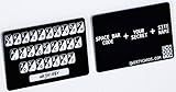 Qwertycards - The simple plastic card that goes in your wallet for easy to remember very strong passwords