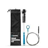 HydraPak Gear Cleaning Kit - Bristle and Wire Tube Brush Set - BPA & PVC Free - Cleans Hydration Reservoirs and Bladders, Water Containers