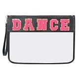 Burskit Dance Bag Dance Stuff Ballet Gifts Dance Recital Gifts Clear Dance Makeup Bag Dance Competition Must Haves Dance Accessories for Girls Dance Recital Gifts for Girls