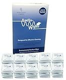 Audiologist's Choice Audio Wipes | 100 Individually Wrapped Towelettes | Alcohol-Free | Cleans, Removes Earwax & Sweat from Hearing Aids, Earmold, Airpods, Earbuds, in-Ear Monitors (IEMs)