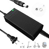 EVAPLUS 54.6V Smart Charger for 48V Lithium Batteries - UL Certified, Fast Charging with Multi-Safety Protection, Compatible with Electric Bikes/Scooters, DC 5.5 * 2.5/2.1mm Connector