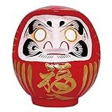 TOKYO ART Traditional Japanese Takasaki Daruma Doll 4.7inch Tall, Traditional Crafts, Handcrafted in Japan Good Luck Charms Gift Known for Bringing Good Fortune (Red)