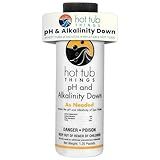 Hot Tub Things pH & Alkalinity Down - Alkalinity Decreaser for Hot Tubs & Spas - pH Down for Pools, Maintains Clear Water, Gentle on Equipment, Easy Water Balance Solution for Spas & Pools - 1.25 lb