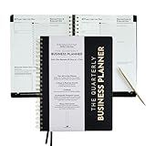 GROWTH ATLAS Daily, Weekly & Monthly Planner | Quarterly Business Planner for Business Owners | 90-Day Goal, Productivity & Organizer System | Plan, Execute & Reflect with Clarity for Growth