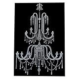 2026 DIY 3D Pearl Painting Kit, Dreamy Ocean Bead Painting Kit for Adults Beginner, Bead Art Kits All-Pearl Dot Painting for Wall Decor, Creative Stress Relief Gift & Home Decor (Chandelier)