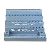 Make it Snappy Benchtop or Wall-Mount Bit Organizer - Neatly organize your 1/4" hex shank bits and MORE - Holds 75 Tools Total - Made in the USA