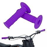 IUVWISN Dirt Bike Handlebar Grips 7/8" Rubber Handle Grips Universal for Sur Ron Surron LBX Talaria Sting R MX3/R MX4 MX5 Talaria X3 XXX E-Ride Pro SS/S Electric Dirt Bike Purple