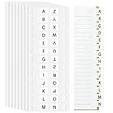 A-Z Sticky Alphabet Tabs Self-Adhesive Letter Index Tabs for Notebook, Textbook, Dictionary, and Filing (208 Pcs)