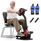 2026 New Upgrade Elliptical Exercise Machine,Low-Impact Motorized Pedal Exerciser | Home Recovery Bike for Arm & Leg Ability and Relax,Upper Lower Limb Trainer for Seniors | With Pedal Straps & Gloves